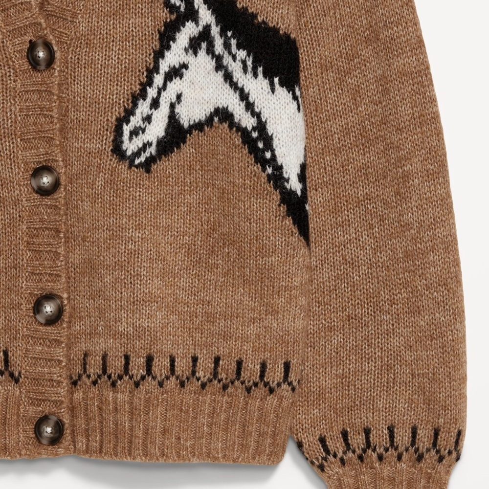 NWT SOLD OUT horse wool blend cardigan - Picture 5 of 11